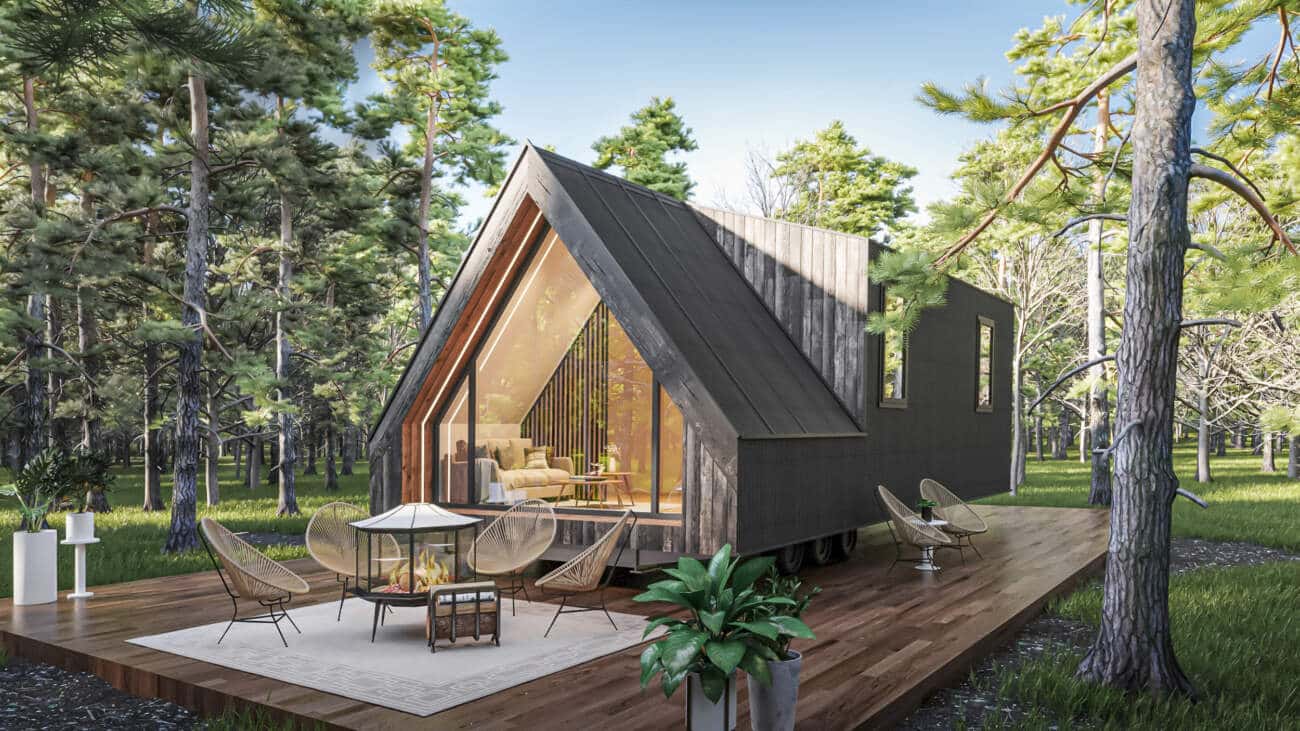 incredilble a frame park model home