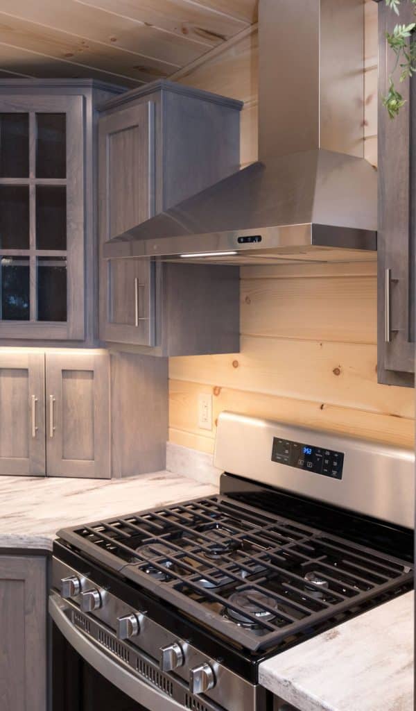 Chimney Range Hood for Your Log Cabin