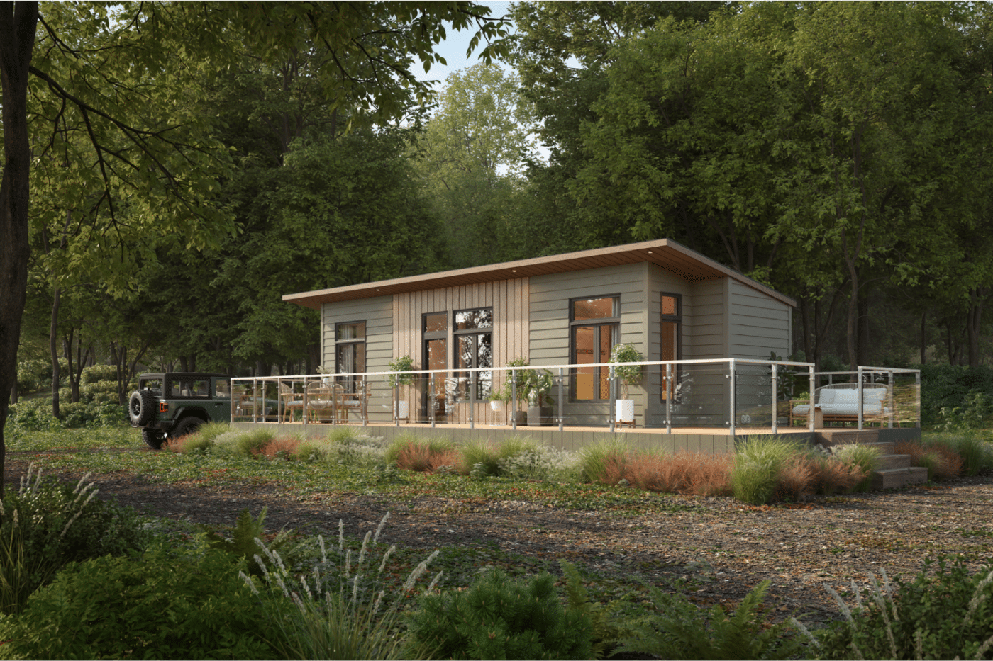 Sonoma Park Model in Timberland Suede 325