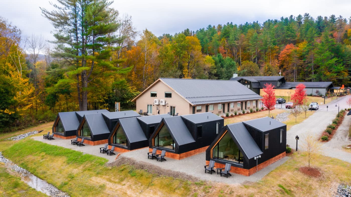 A Frame Park Models at Waterton Resort in Stowe VT 6