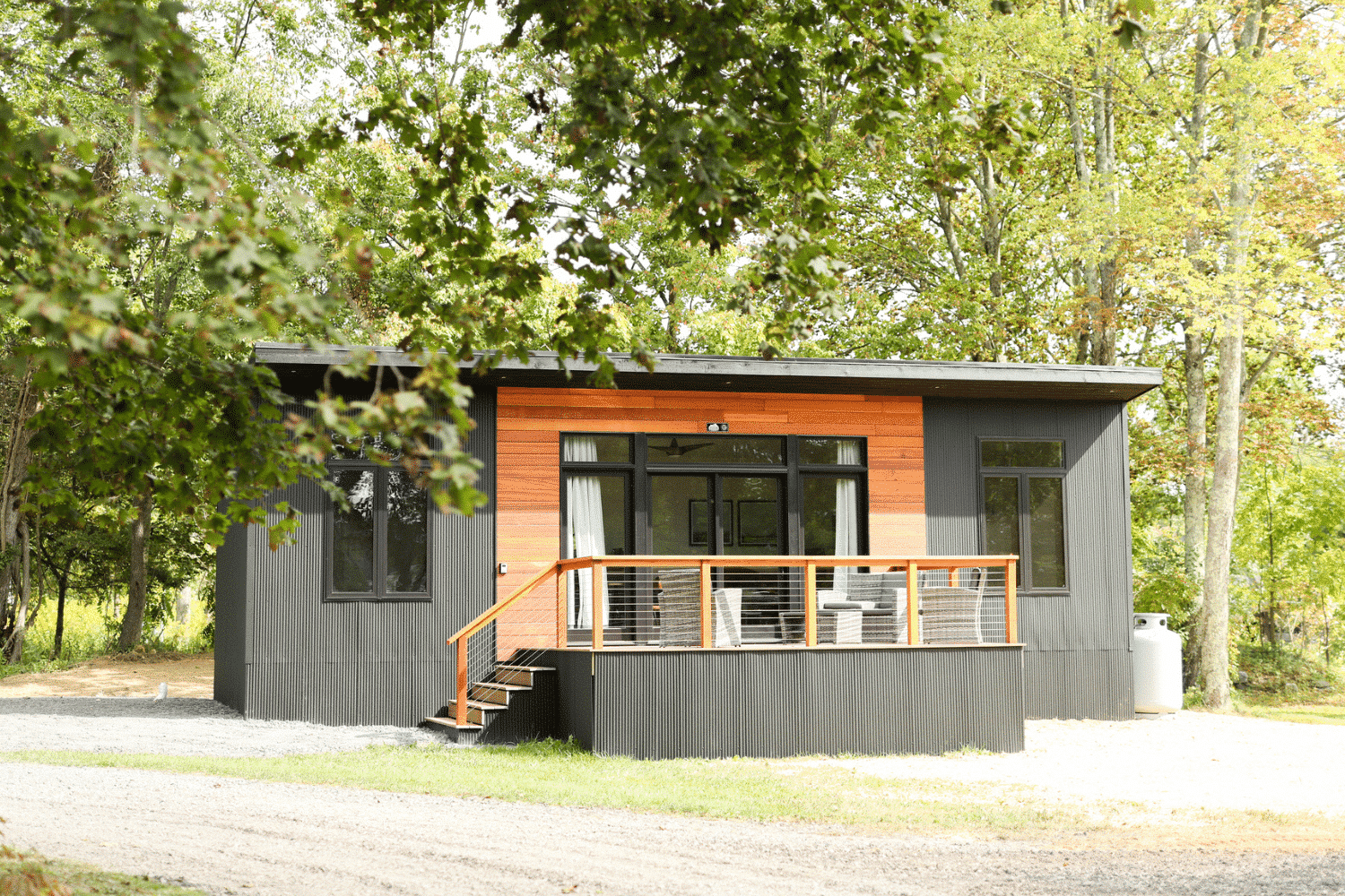 the alpine park model tiny home in north dakota