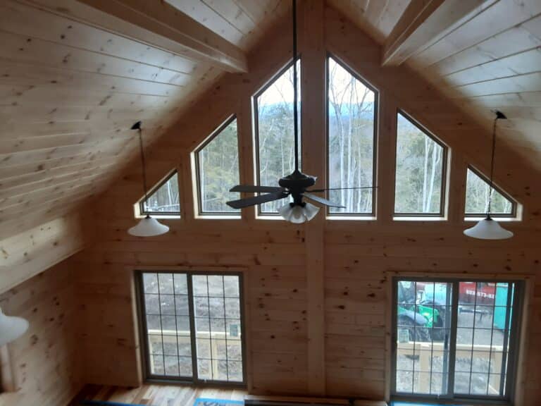 Chalet Log Cabin in Alexandria NH 2