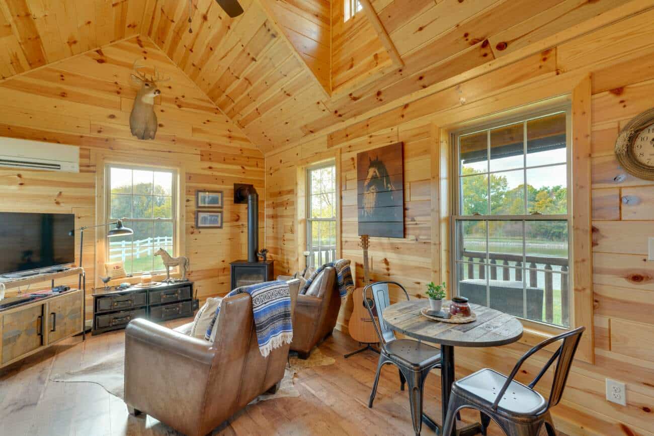 Prefab Cabin Dining Room in Adel IA