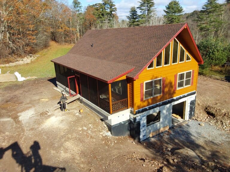 26'x48' custom Tarn cabin in Greenwich NY