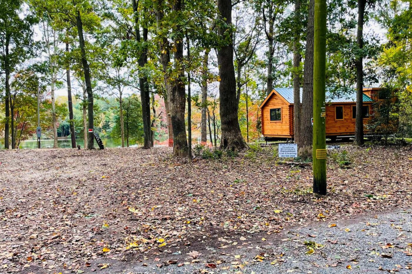 Campground Site before park model