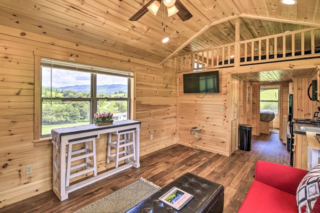 One of many park model ideas for living space.