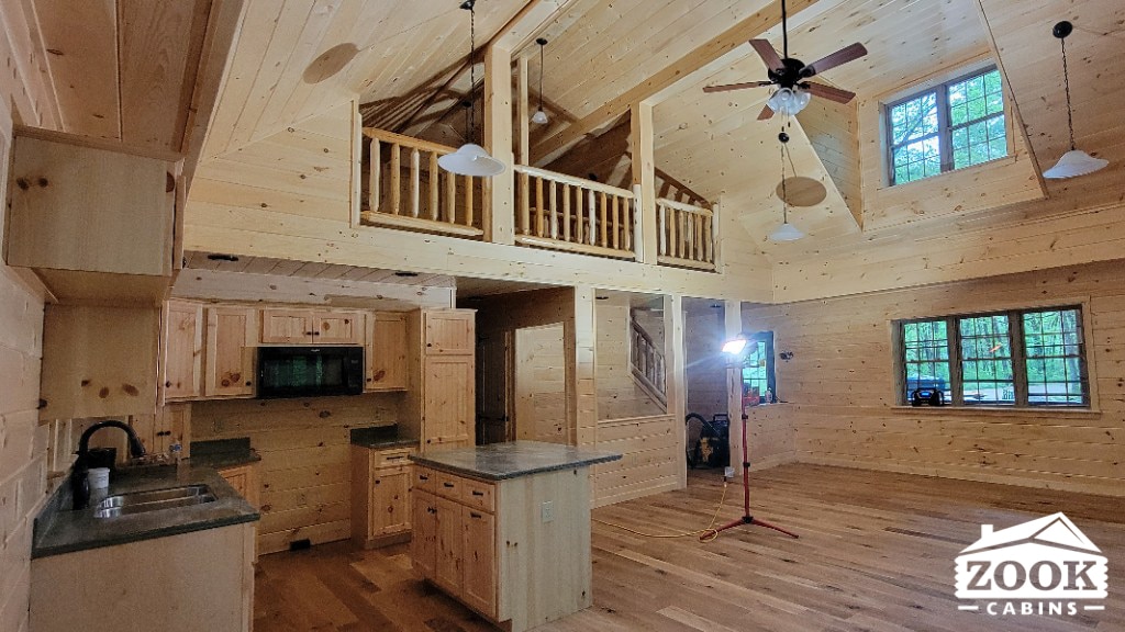 Log Kitchen in Ravenna MI