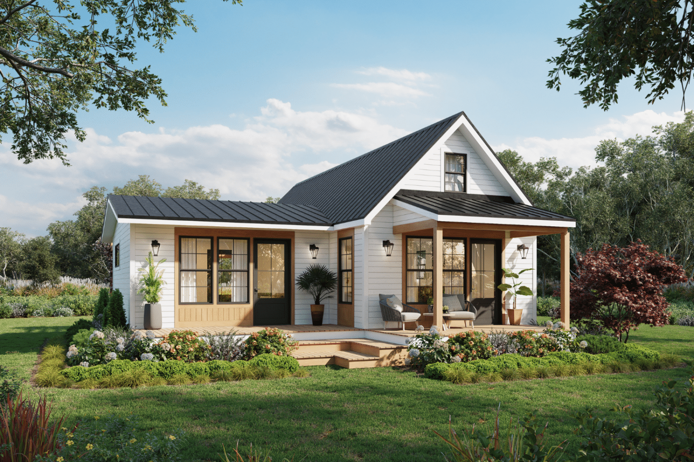 The Grove White Siding Psy Homes