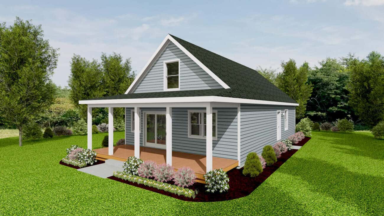 2 story modern cabin home