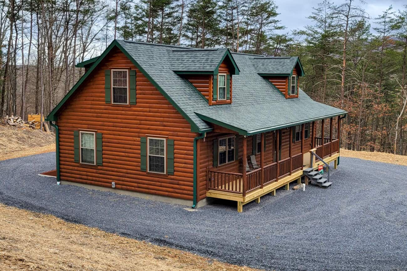 Psy Homes log home