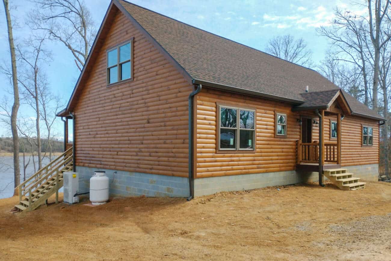 Large 2 story Modular Log Cabins