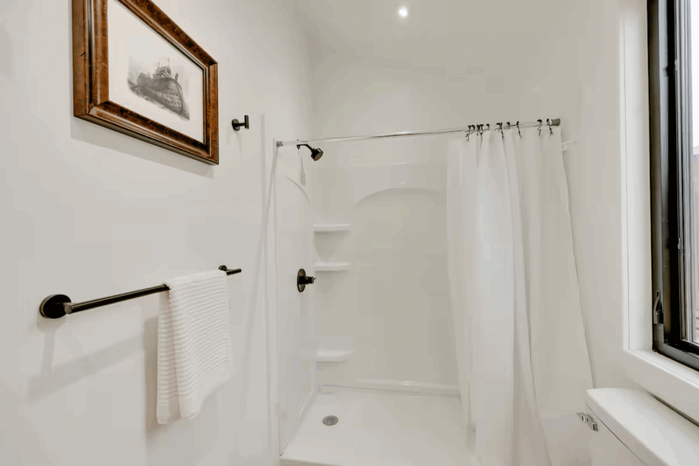 A Frame park model tiny home with walk in shower in broken bow Ok