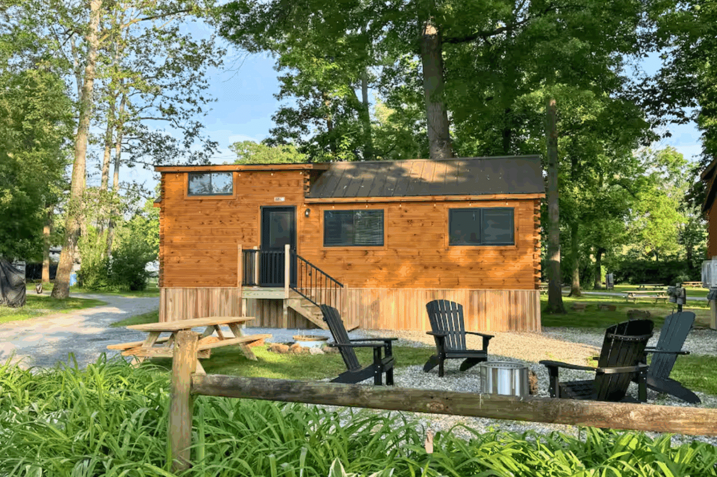 Pinecrest park model tiny home In New Holland Pa At Red Run Resort Site 65 Run Resort