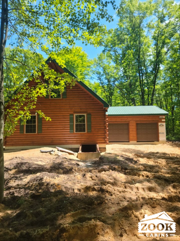 Prefab Log Home in Ravenna MI