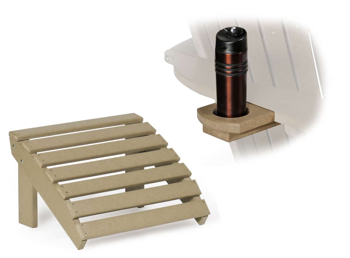 cup holder ottoman poly furniture for cabins