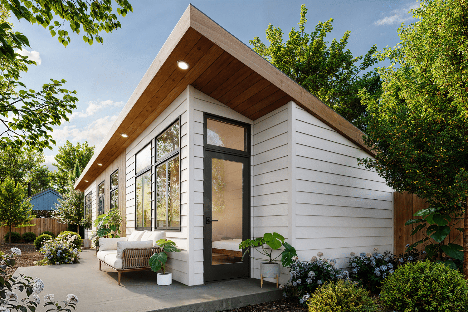Sonoma ADU with Smart Lap White Siding