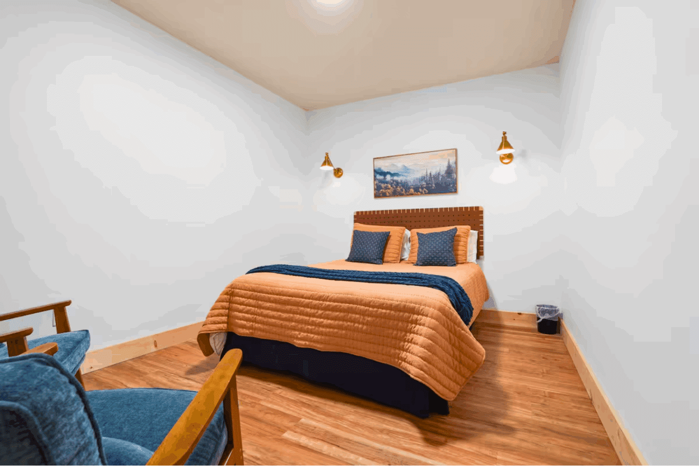 Bedroom 10 in Mountaineer Deluxe customer finished basement in Warfordsburg Pa built and designed by Psy Homes modular home