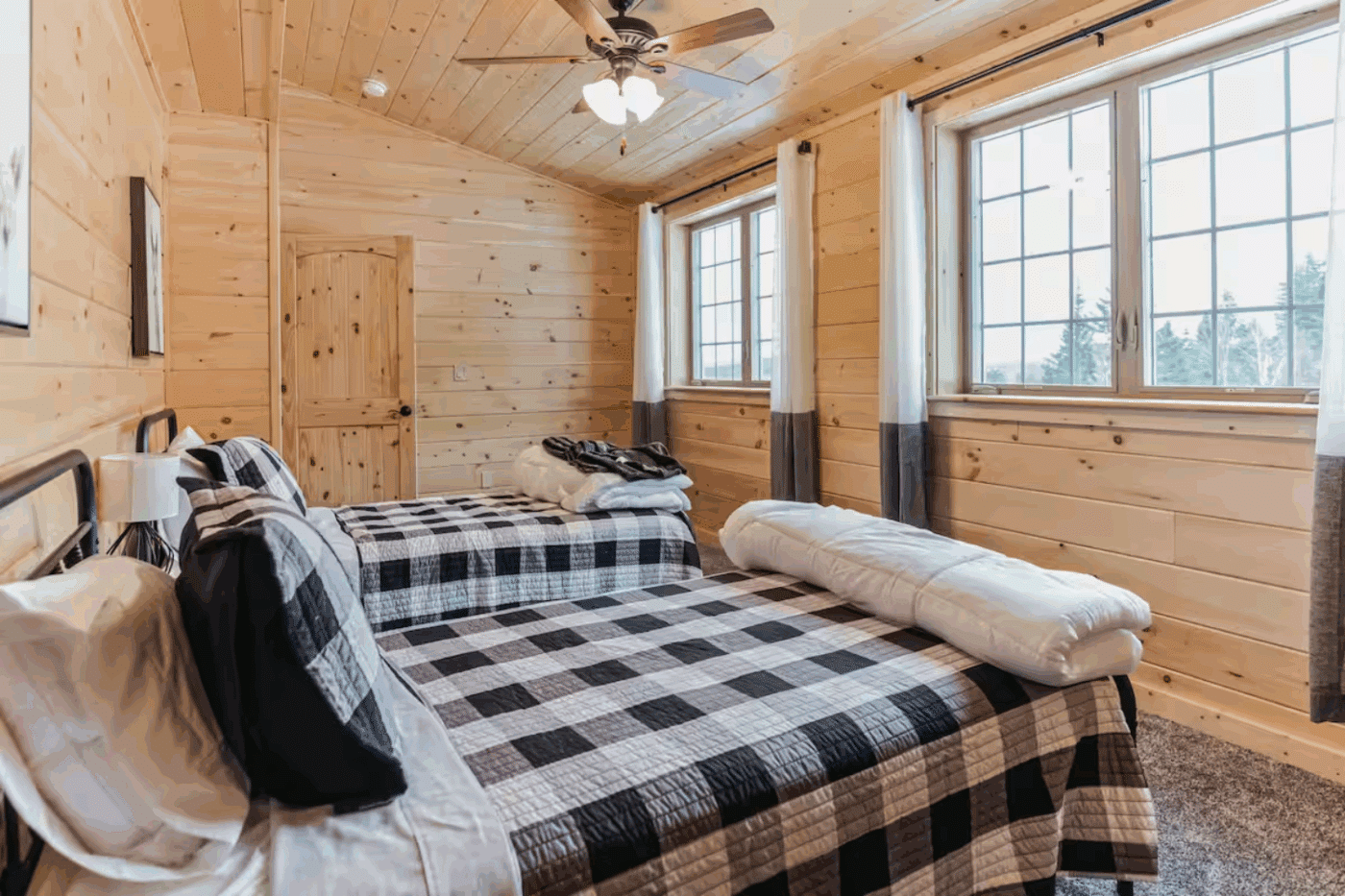 Customer finished off loft in Mountaineer Deluxe in Sarnac Lake New York for 5th Bedroom Use