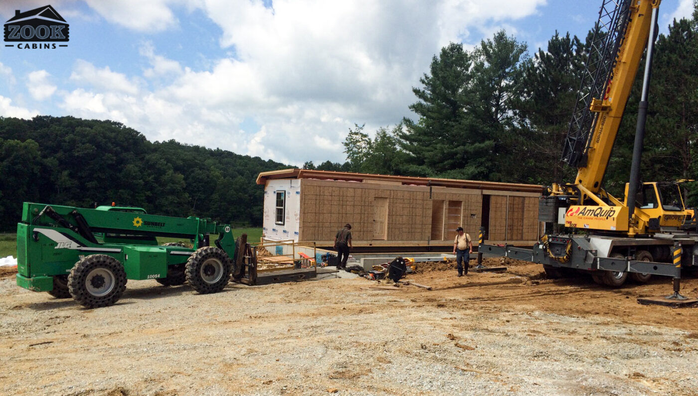 unloading cabin in oldenburg indiana