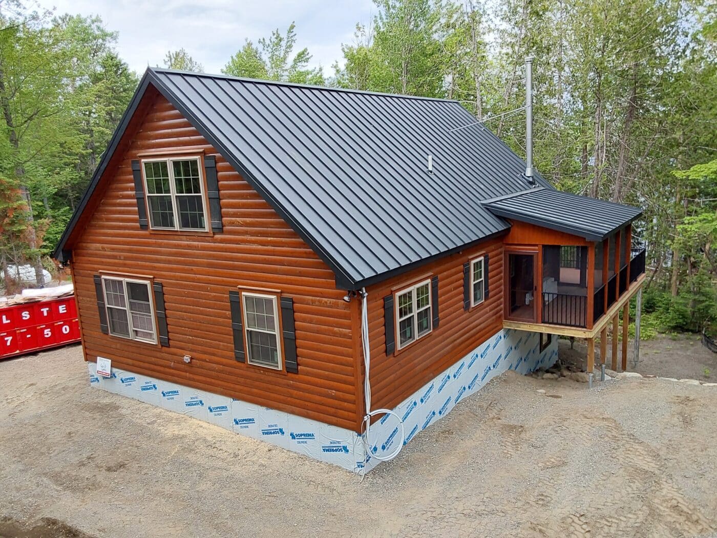 26′ x 42′ Chalet in Parkman ME exterior