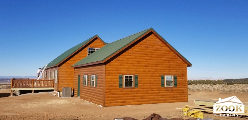 Glacier Modular Log Cabin in Glade Park CO