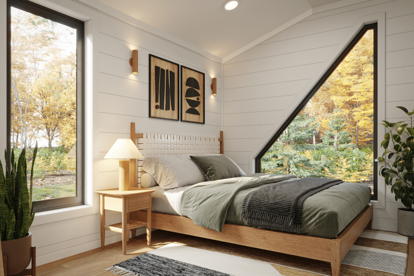 ADU a frame 1 bedroom designed by Zook cabins