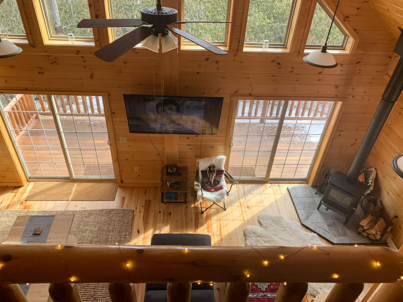 loft in cabin in jim thorpe pa