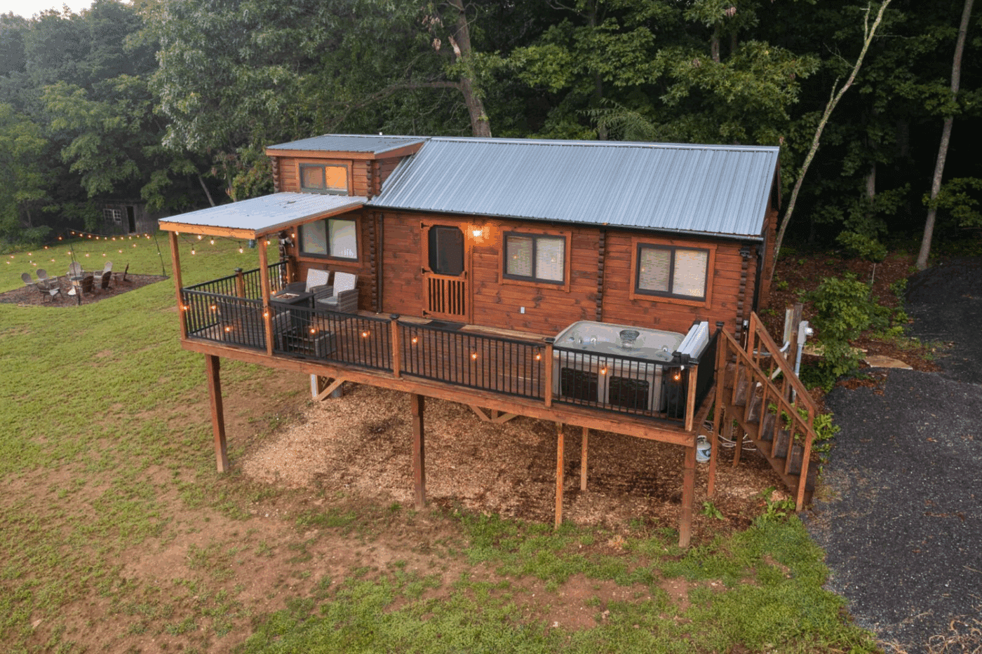 Pinecrest park model tiny home built and designed by Psy Homes in Warfordsburg pa