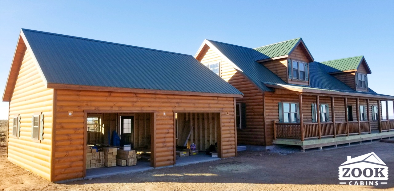 28’x56′ Glacier Log Cabin in Glade Park CO