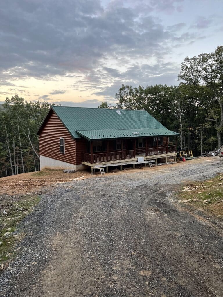 Musketeer Log Cabin in West Virginia 1