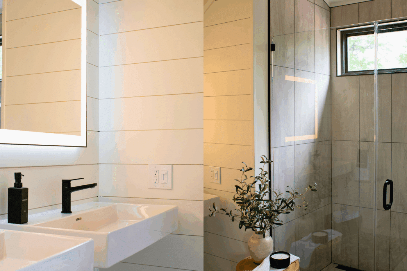 ADA compliant Bathroom in Psy Homes park model A frame tiny home in New holland pa