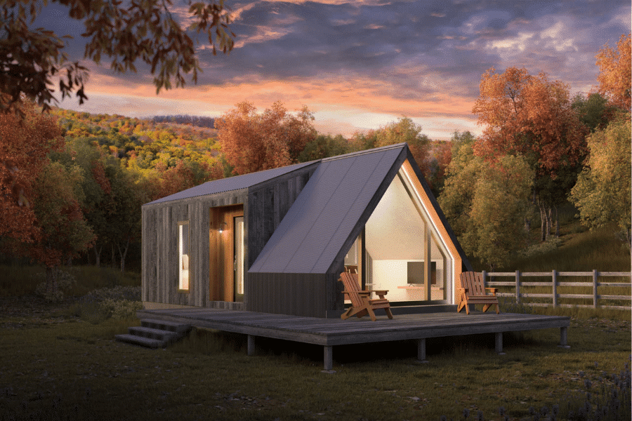 A frame ADU in forest