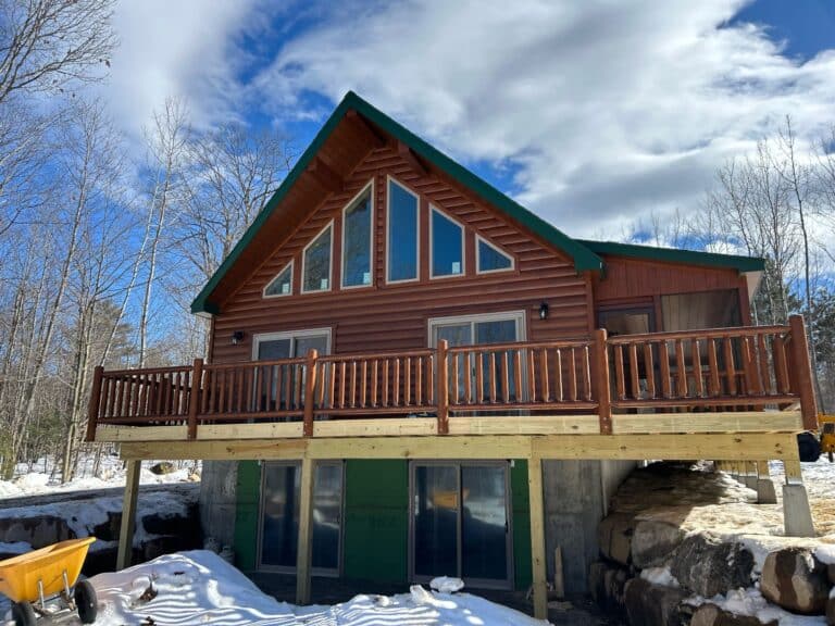 Chalet Log Cabin in Au Sable Forks NY 2