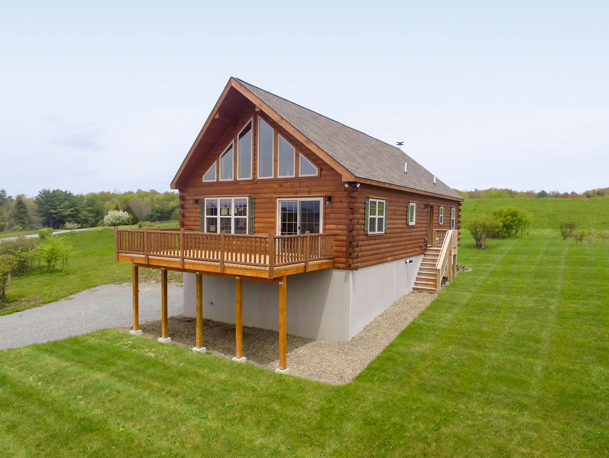 chalet cabin modular log homes prices