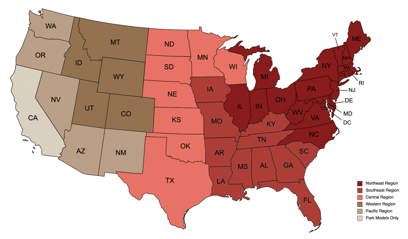 zook cabins nationwide delivery area