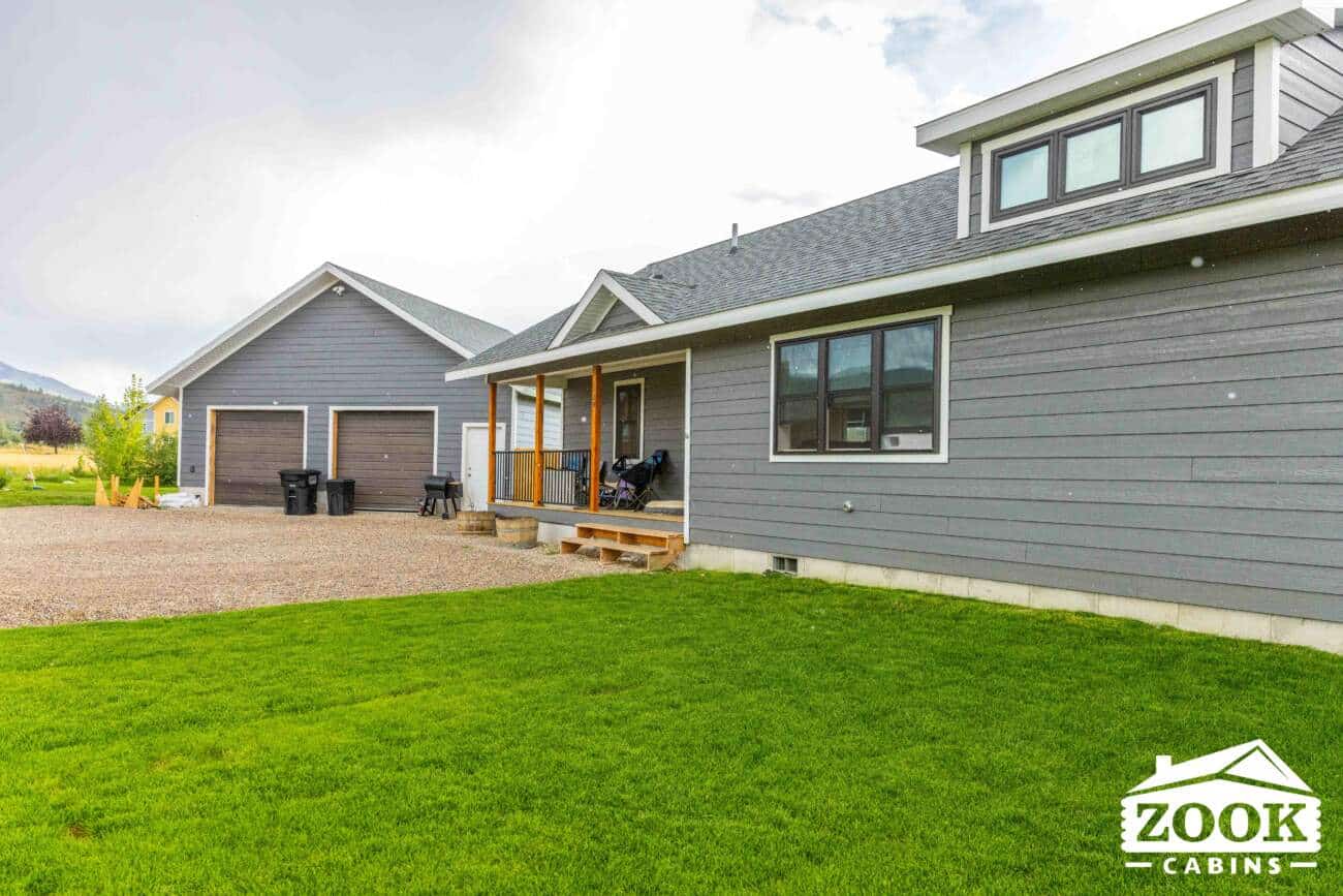 Woodland Modern Home front elevation