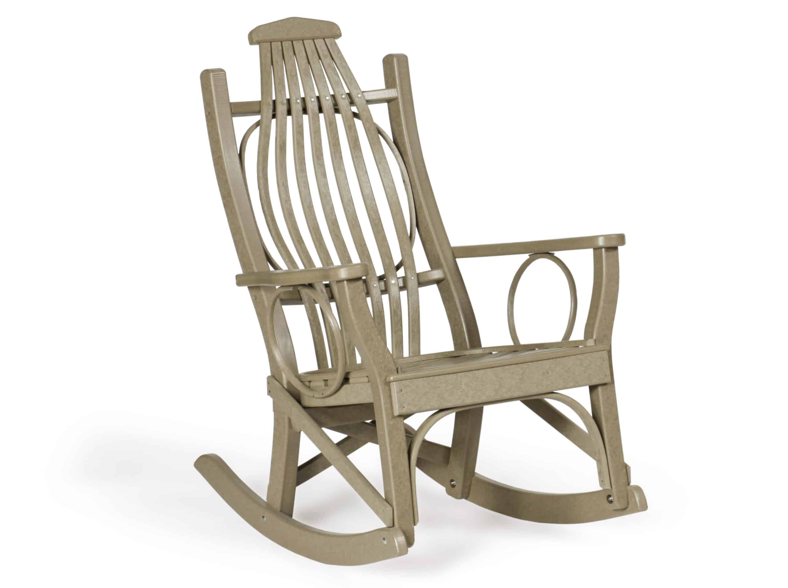 poly hickory rocker poly furniture for cabins