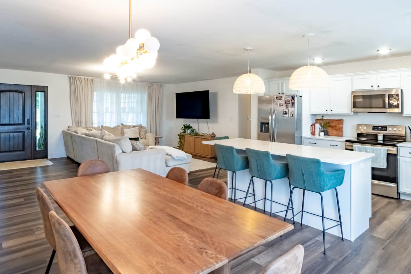 kitchen inside the homestead modern farmhouse modular cabin 26