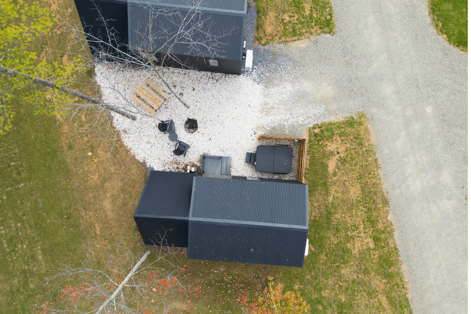 A frame cabin used as luxury cabin camping sites in Milroy Pa cabins built by Psy Homes