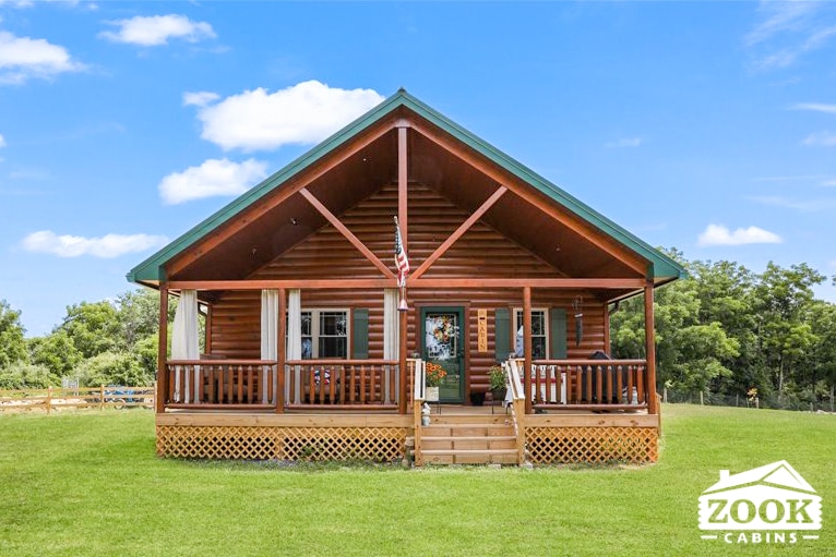 Log Home in Phillipsburg NJ exterior front