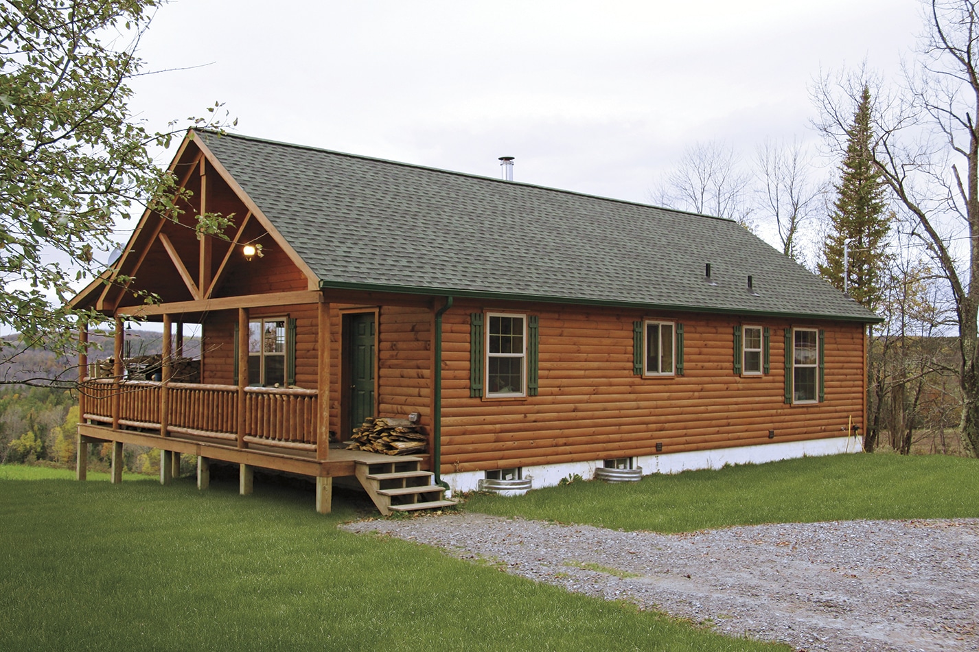 log home builder pa