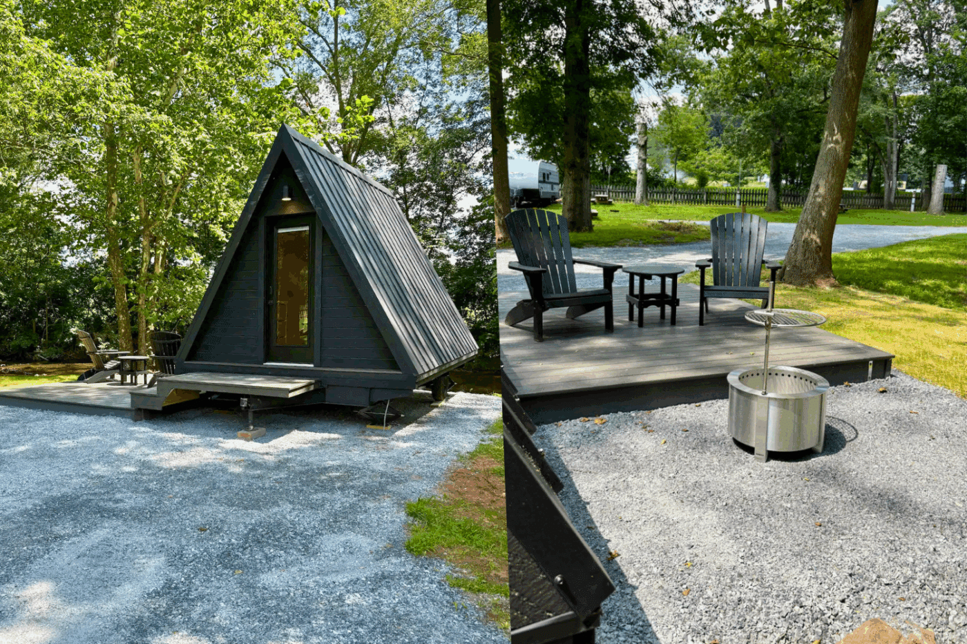 Vista Glamping pod by Zook cabins in Gap Pa located in Vista Pod 33