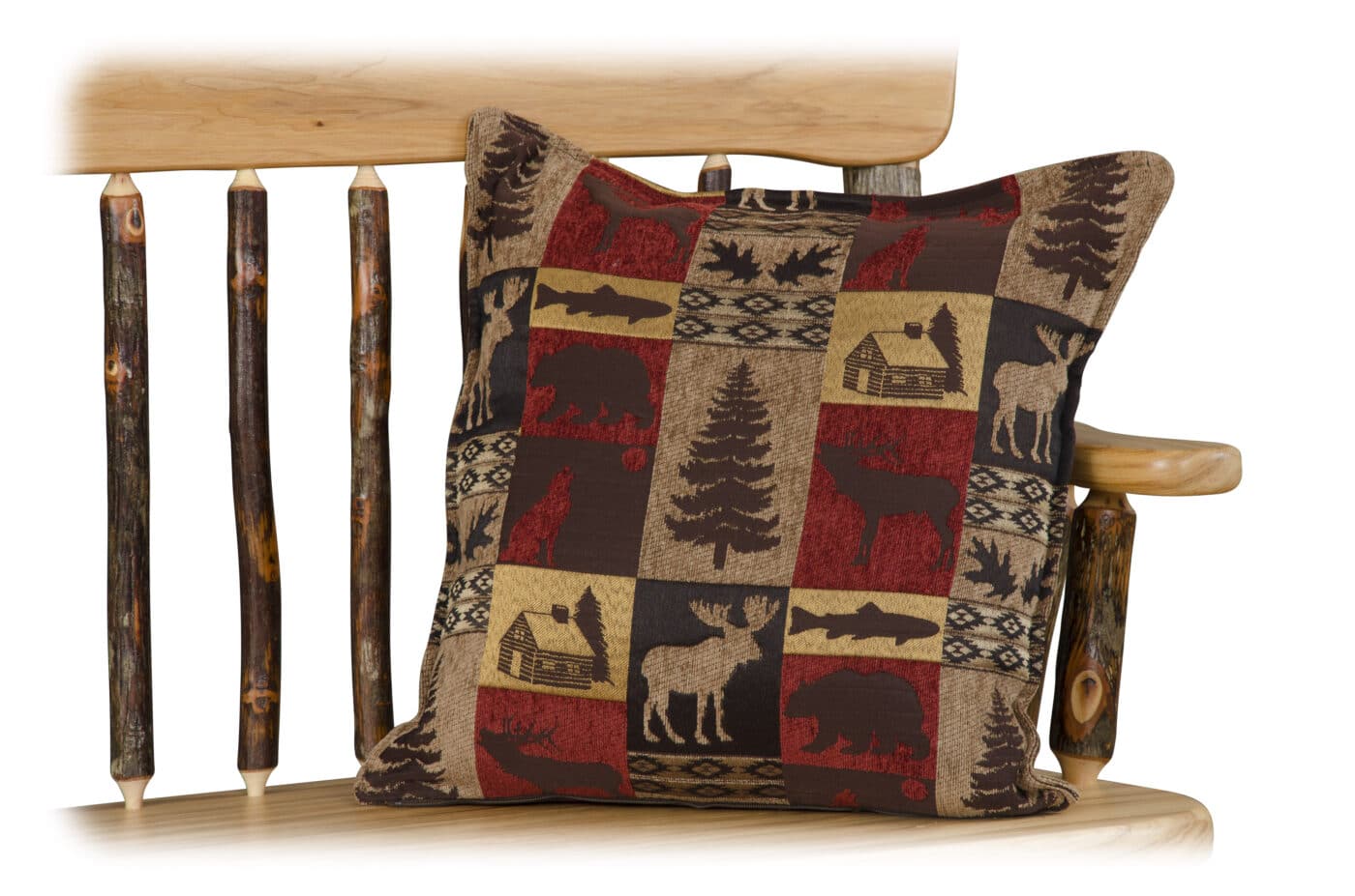 pillows furniture for log homes