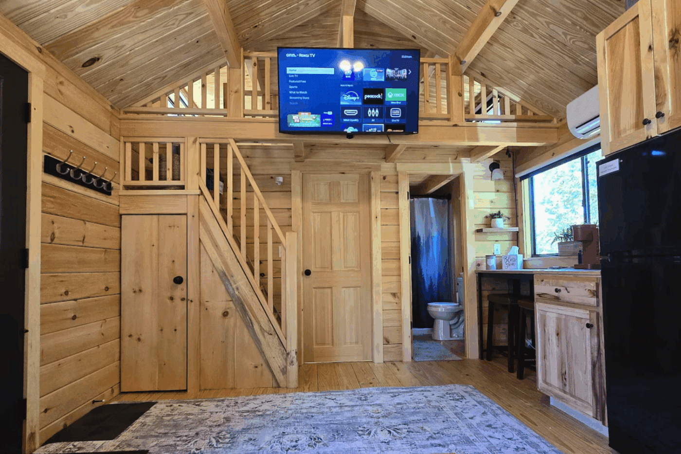 Pinecrest park model tiny home in Bath NH built and designed by Psy Homes in Gap Pa