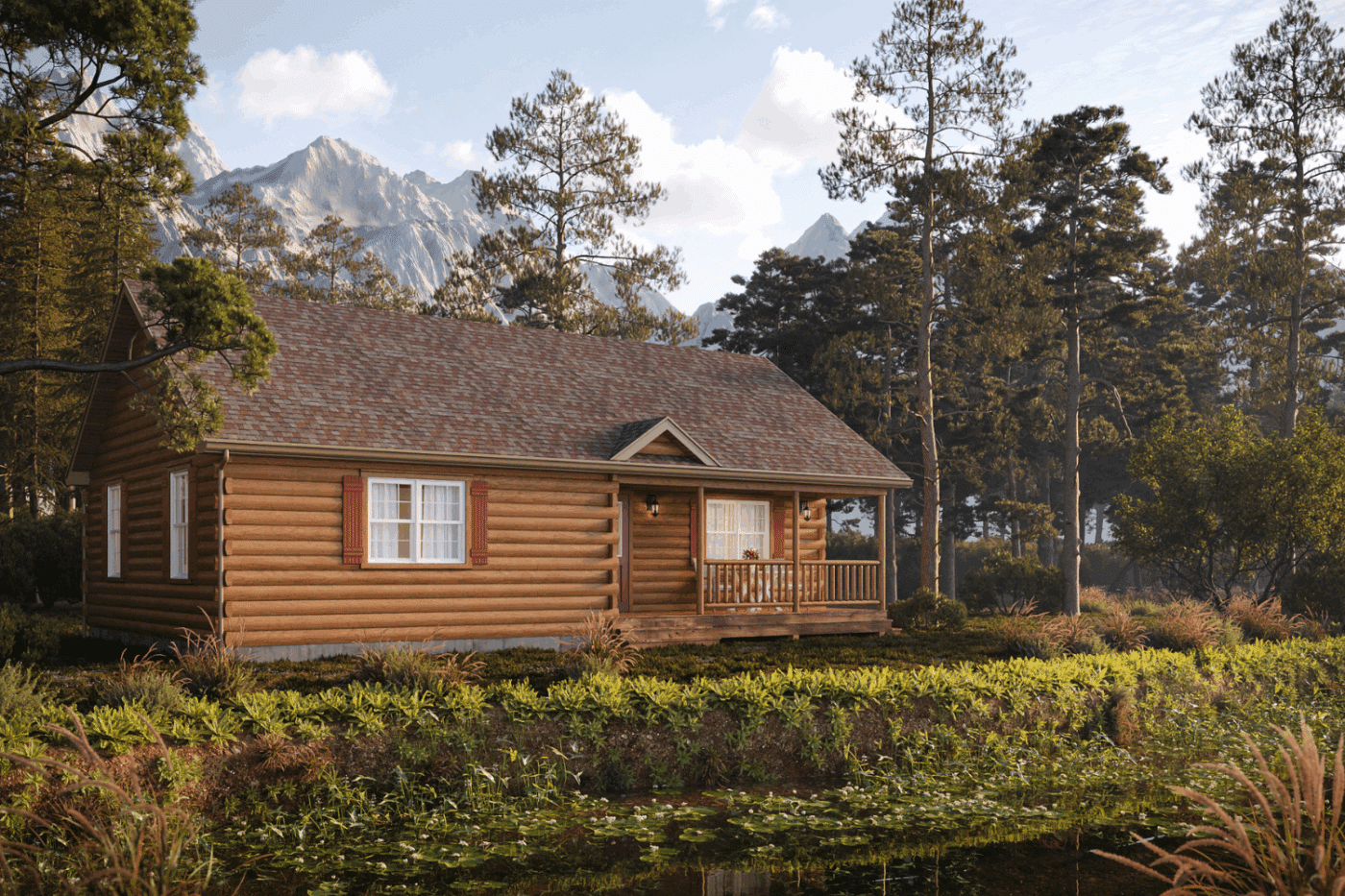 Log Modular Cabins for Micro Resort The Frontier CAbin